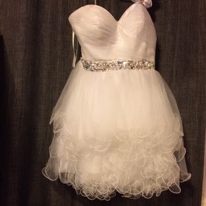 White homecoming dress